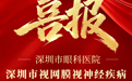 【喜讯】全市首批!医院“深圳市视网膜视神经疾病医疗中心”获批立项