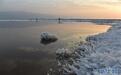 “中国死海”运城盐湖现“硝凇”景观