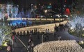 “夜光玫瑰花海”绽放成都