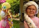她用纱线编织迪士尼公主假发 让癌症儿童重获笑容