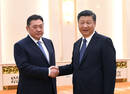 习近平会见蒙古人民党主席、国家大呼拉尔主席