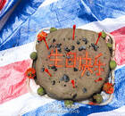 抗洪战士过生日 战友用泥浆做“蛋糕”(图)
