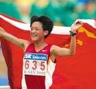 宁波九龙湖国际半程马拉松赛明星选手——孙英杰