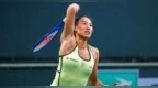 0-2不敌萨巴伦卡，郑钦文无缘WTA1000迈阿密站八强