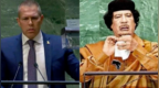 以色列代表粉碎联合国宪章，“致敬”卡扎菲上瘾了？