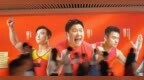 奥运冠军形象广告亮相武汉地铁站