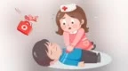 女子街头心脏骤停　白衣天使跪地做心肺复苏抢回一命
