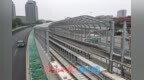 济南轨交8号线全封闭框架式声屏障建设进入尾声
