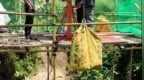 張家界一溶洞垃圾基本清理完畢,，4名責(zé)任人被停職檢查