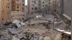 以軍大規(guī)模空襲黎首都,，3棟建筑瞬間坍塌