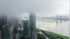 雨后南昌 贛江兩岸云蒸霧繞