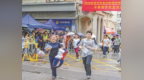 武汉中考结束 雨纷飞心飞扬