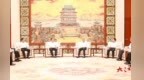 尹弘、叶建春会见中国石化集团董事长侯启军