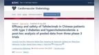国产PCSK9抑制剂托莱西单抗中国III期研究事后分析获国际期刊发表