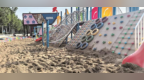 鶴壁市淇濱區(qū)：淇河歡樂沙灘添新趣 免費(fèi)兒童游樂設(shè)施受青睞