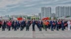 鸡西市举行“山河同庆· 盛世长歌”爱国主义教育升旗仪式