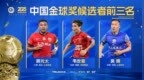 2025中国金球奖各奖项前三名揭晓：U23国足两人入围