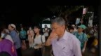 柯文哲台中扫街遭辣椒水袭击，蓝白阵营谴责暴力