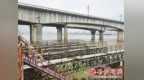 首个围堰完成水下封底 长赣高铁长沙湘江铁路特大桥主桥进入承台施工阶段