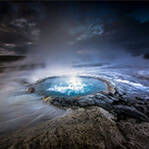 火山与冰泉奇景