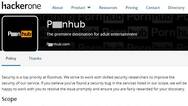 成人网站也怕碰上黑客 P**nhub赏金请人除bug