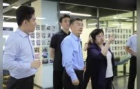 青岛市人社局丁华副局长及市南区人社局领导一行莅临指导