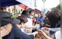 撫州多家知名酒店出攤 菜品價格實惠親民受熱捧