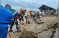 貴州榕江再次遭受洪水災害 萍鄉跨越700公里馳援