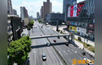 南昌市解放西路玉带河人行天桥明年7月建成