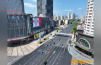 南昌市解放西路玉带河人行天桥明年7月建成