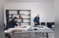 翰墨飄香迎雙節 文化共建譜新篇  河南省清風書畫院走進老莊書院開展雙節文化共建活動