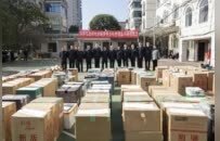 货值超7238万元！江西11设区市同步行动，集中销毁假冒伪劣烟草制品