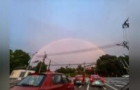 风雨过后见彩虹，昨晚景德镇晚霞刷屏了（图）