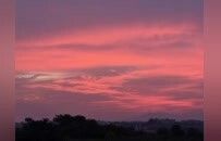 风雨过后见彩虹，昨晚景德镇晚霞刷屏了（图）