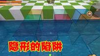 迷你世界:东东遇到透明的方块,一不小心就落入水中