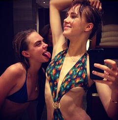 五一明星玩转instragm 晒各色网络私密照-手机