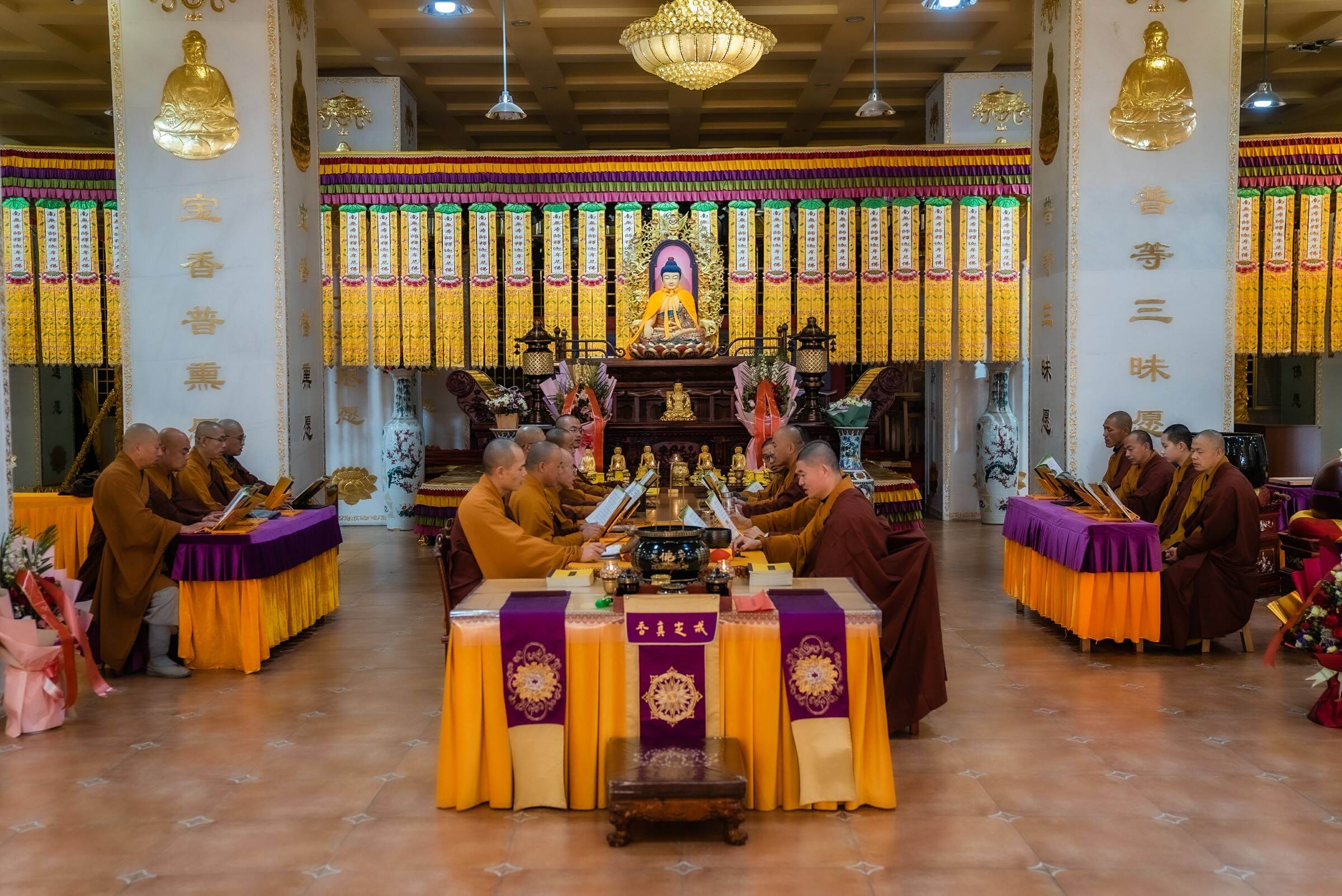 消灾延寿,消除业障,2019年长春万寿寺药师佛圣诞祝圣法会图集