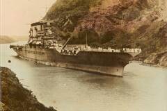 当年也是世界第一航母！二战美国列克星敦号航空母舰图集