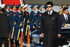 出席APEC会议的领导人保镖