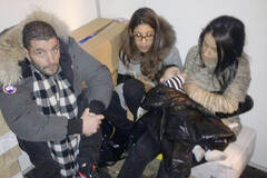 人质被劫持时拍摄的照片