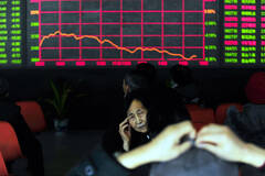 股灾中的股民表情