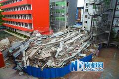 深圳民校教学楼坍塌