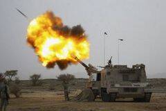 沙特疑用PLZ45炮轰击胡塞武装