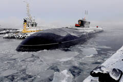 俄第三艘北风之神核潜艇服役