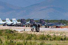 俄军远东演习最新苏35战机参演