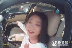 女子酒驾撞9节护栏 面对交警摆剪刀手