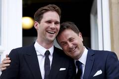 卢森堡首相与同性伴侣的婚礼