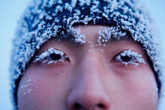 边防军人零下30度训练照