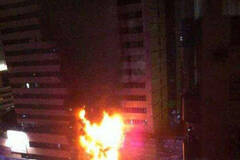 广东：桑拿中心起火了