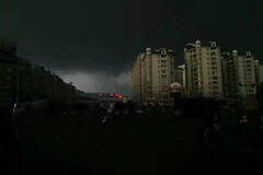 广东特大冰雹现场